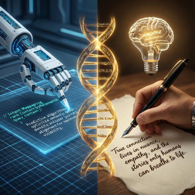 human vs ai content seo