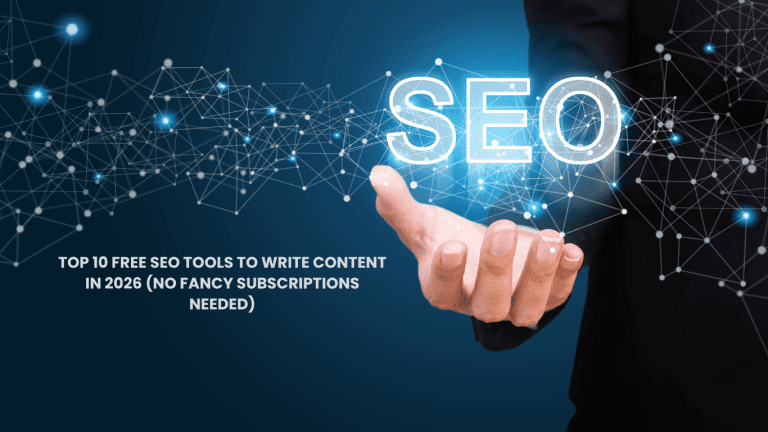 Top 10 free seo tools to write content