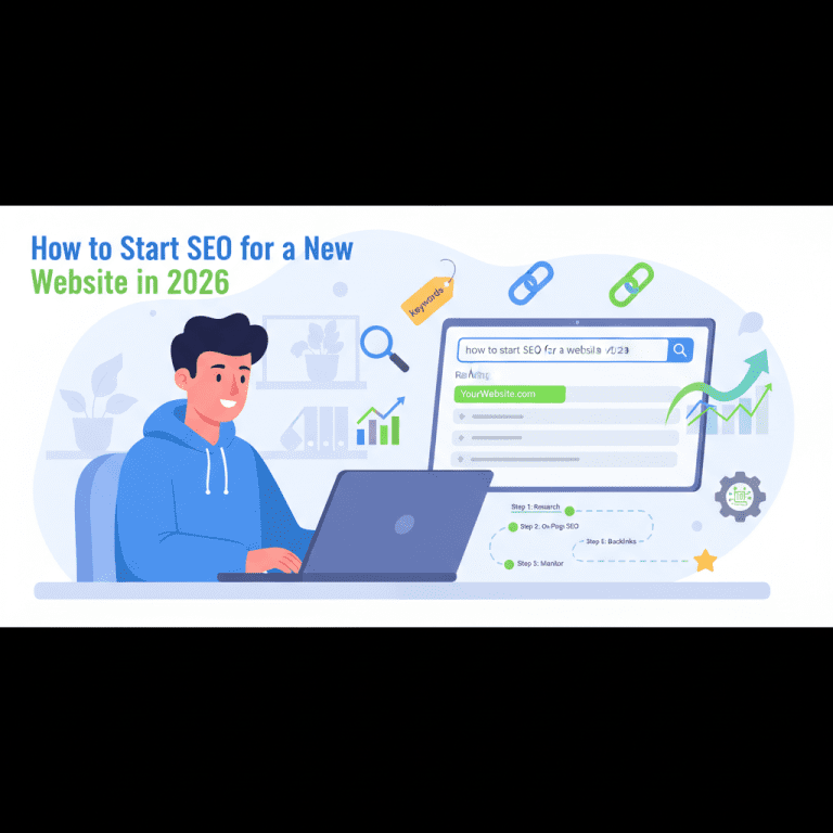 How to start seo for a new website in 2026